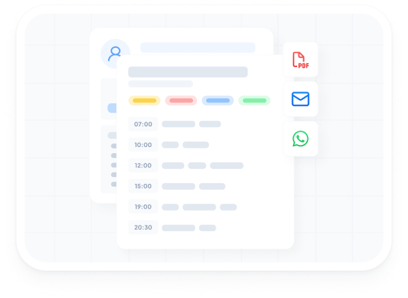 Exportação em PDF profissional