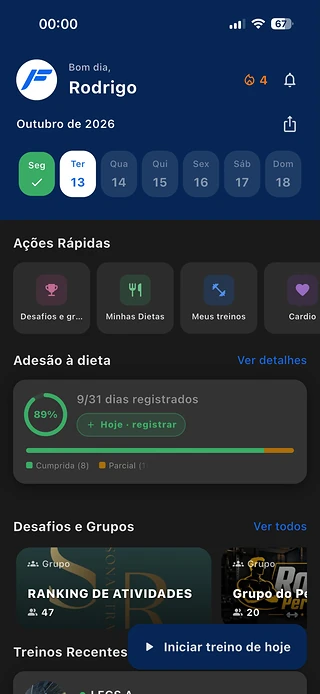 Tenha seu próprio app fitness personalizado